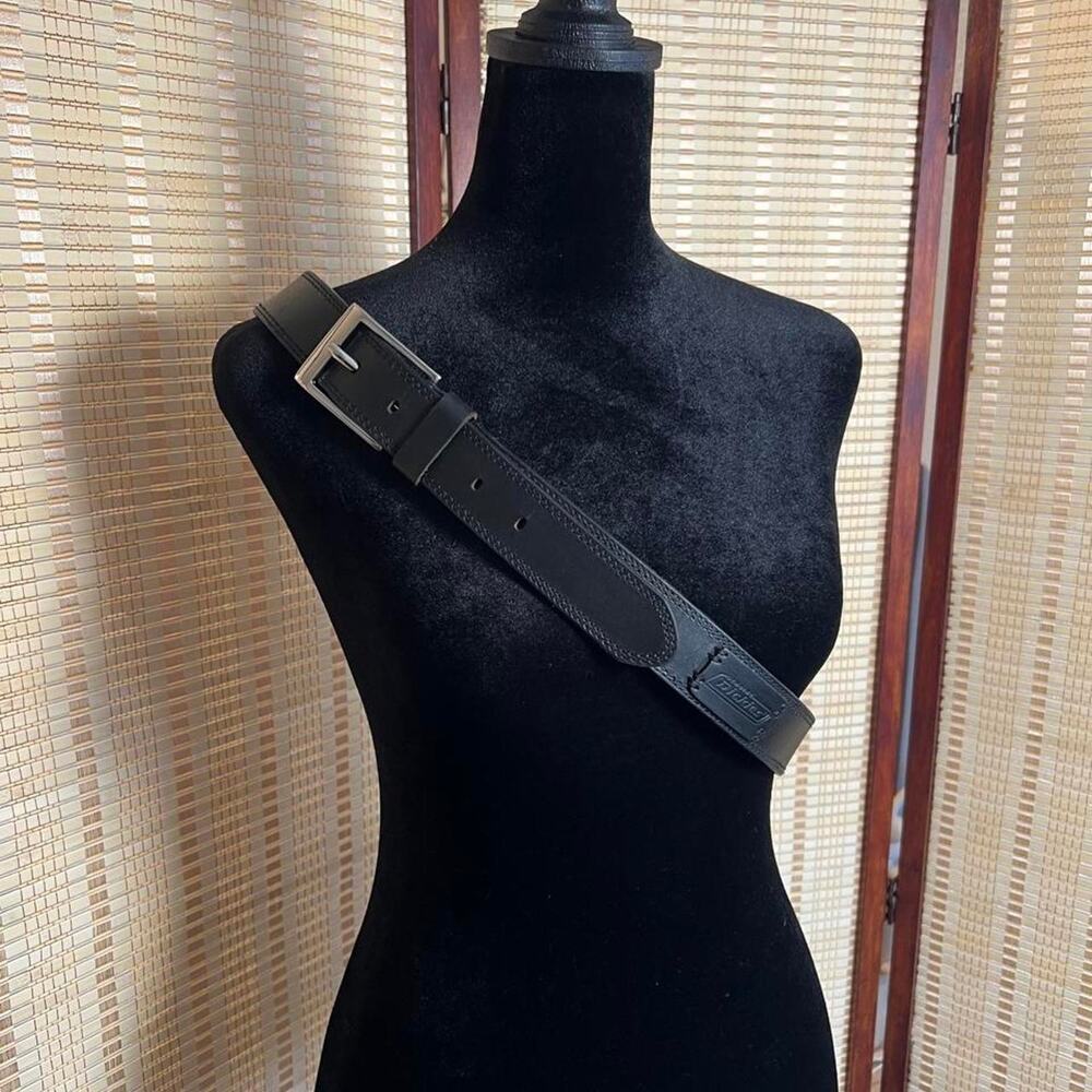 Dickies Black Genuine Leather Work Belt Size 40
